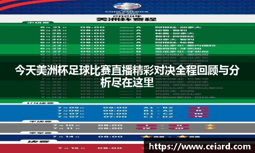 今天美洲杯足球比赛直播精彩对决全程回顾与分析尽在这里
